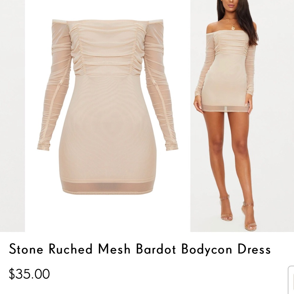PrettyLittleThing bodycon dress